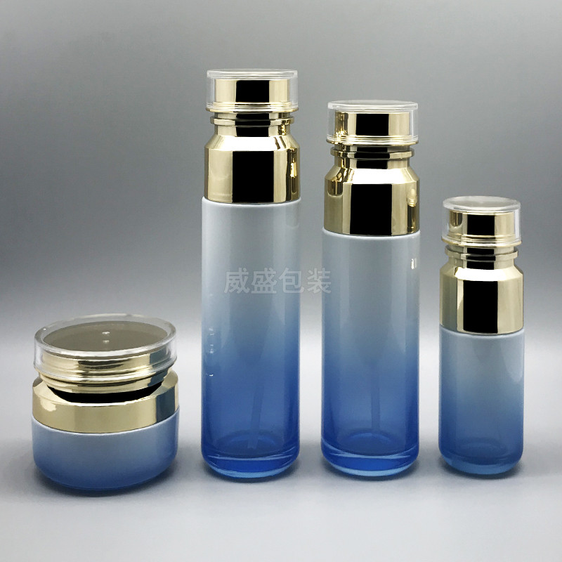 化妝品玻璃瓶定制 面霜瓶子批發(圖1)